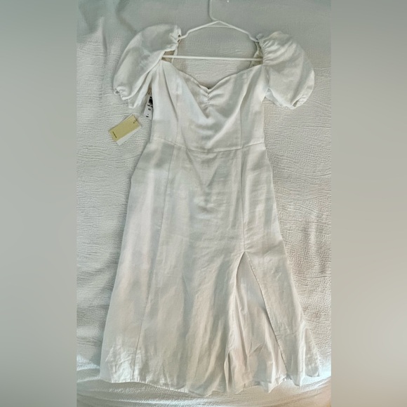 Aritzia Wilfred Organic Linen Midi Dress - Picture 1 of 3